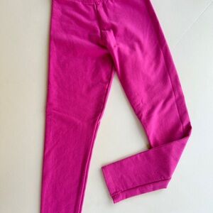 Boden Bright Pink Girls' Stretch Knit Leggings